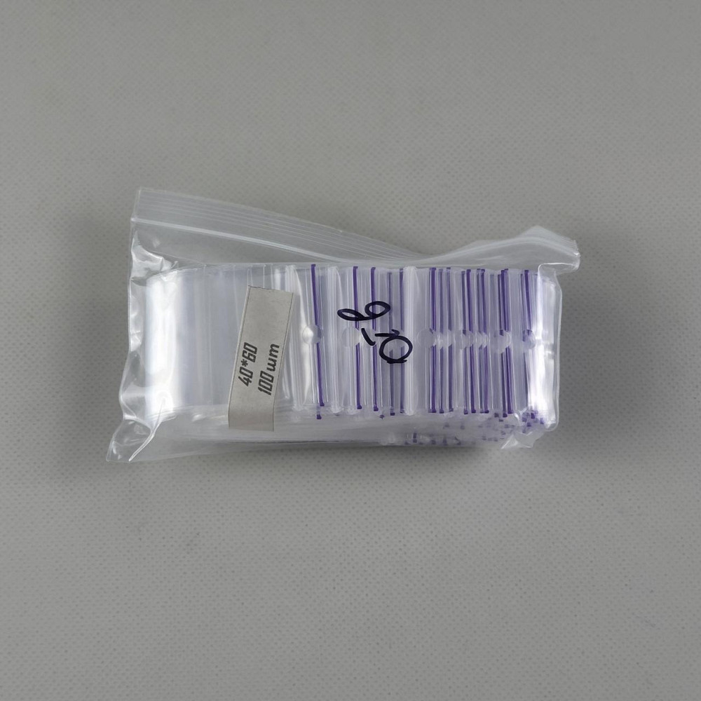 Герметичные пакеты zip lock для мелких деталей и хранения (с отверстием) 4см x 6см(100шт) (1 пачка) Харьков - изображение 3