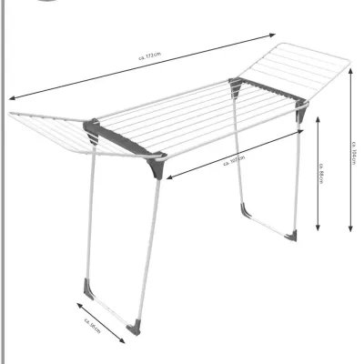 Сушилка для белья Casa Si Orion Full 20m White Напольная (CS92246C04) (DAS302398) Винница