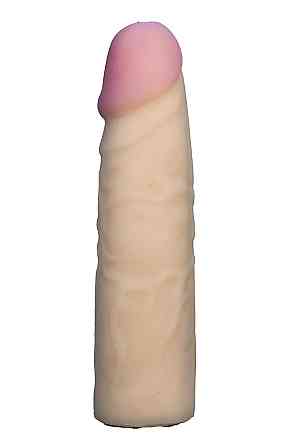 Насадка для страпона тілесна EGZO CIBERSKIN NSTR06 ( 18 см х 4,2 см ) Sex Aura Київ