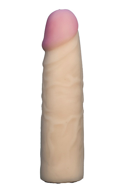 Насадка для страпона тілесна EGZO CIBERSKIN NSTR06 ( 18 см х 4,2 см ) Sex Aura Київ - фото 2