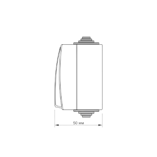 BINERA сірий Вимикач зовнішній прохідний 1кл IP65 Videx Житомир - фото 6