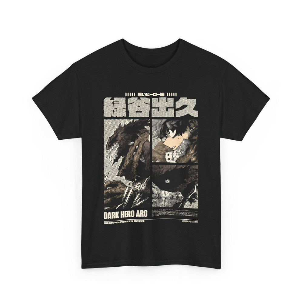 Футболка аниме Моя геройская академия оверсайз (S/M/L) Черний AnimeJ0133 Днепр - изображение 4