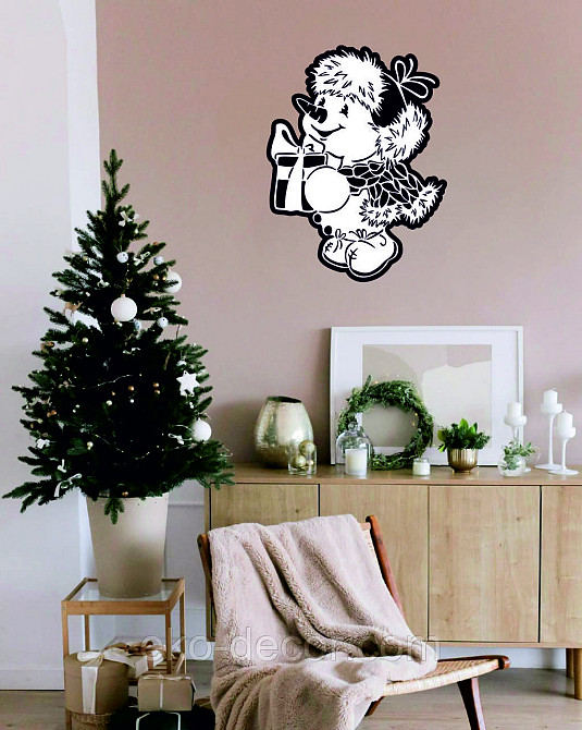 Декоративне настінне Панно «Сніговик», Декор на стену Київ - фото 3