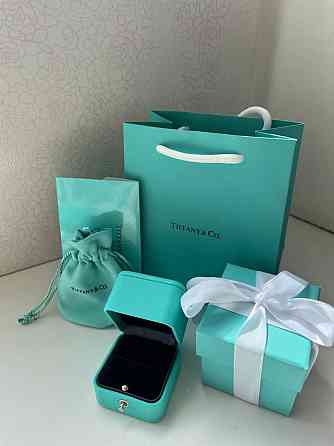 Tiffany / Тіффані подарункове паковання під кільце або сережки-гвоздики — коробочка, зовнішня коробочка, пакет, мішечок, картка Одеса