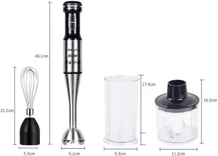 Блендер 4 в 1 SK-768-4, 800 Вт, ручной блендер, измельчитель, венчик, многофункциональный Одесса - изображение 7