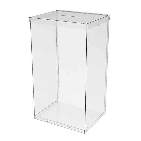 Ящик EKOSTAR без замка для пожертвований и сбора денег 250x200x440. Объем 22 литров Киев