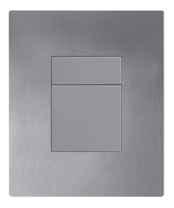 Панель змиву KOER KT-0607-07 157x198x3mm пластикова, кнопка квадратна (колір графіт) (KR5345) Київ - фото 2