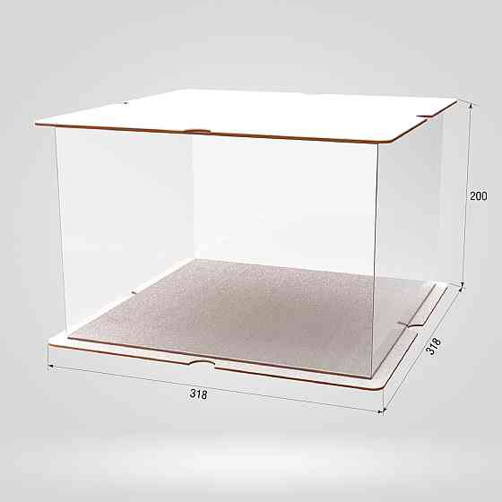 Коробка для тортів, квітів та подарунків EKOSTAR 290х290х200 Київ