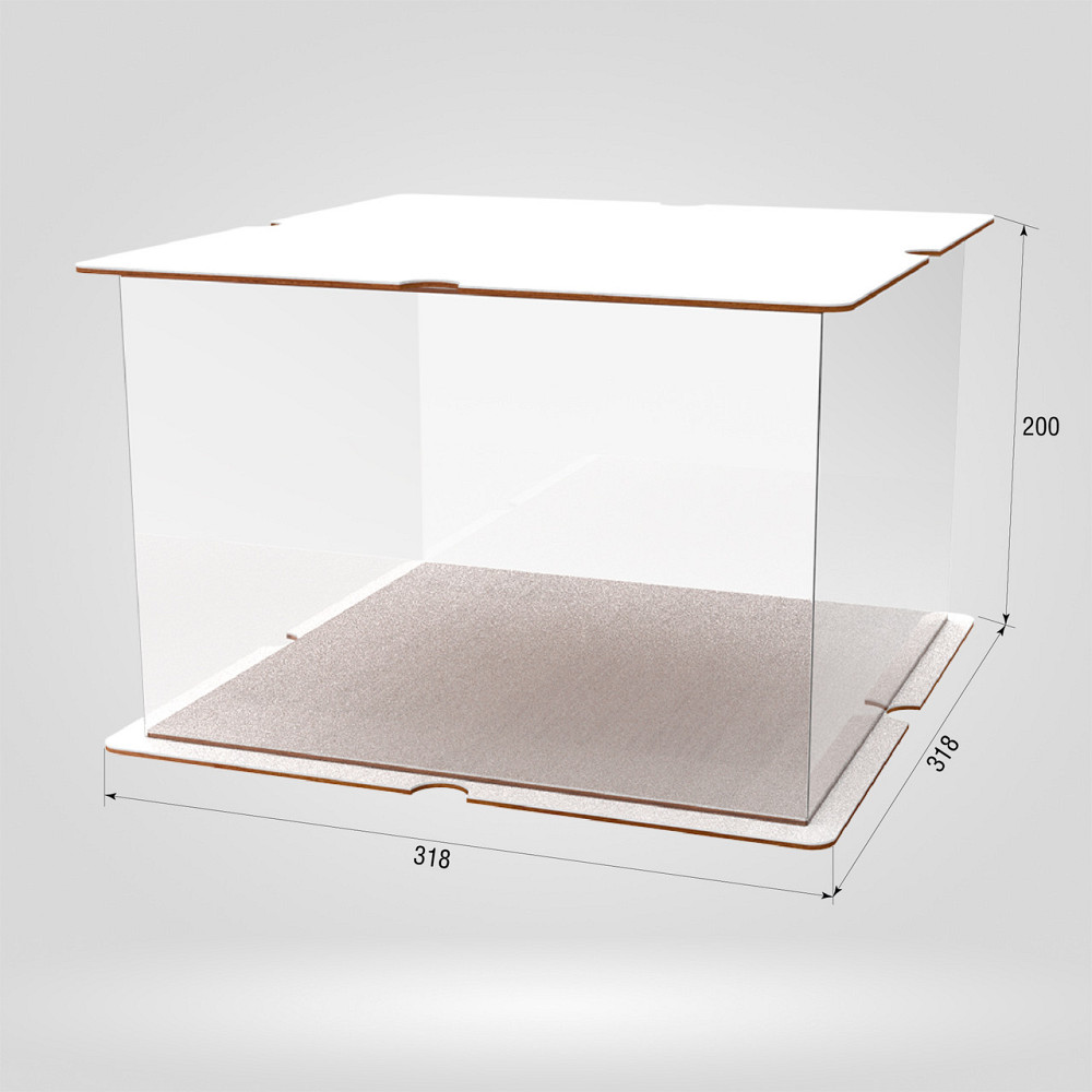 Коробка для тортів, квітів та подарунків EKOSTAR 290х290х200 Київ - фото 2