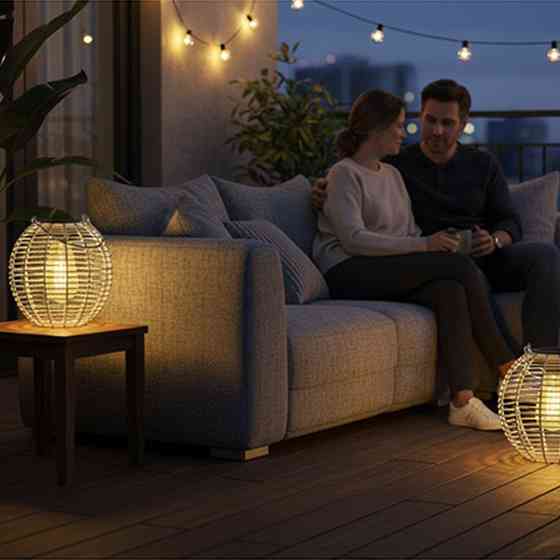 Фонарь садовый на солнечной батарее Garden Line LED 6051 Днепр