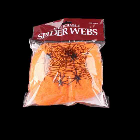 Паутина на Хэллоуин 20 г оранжевый Киев