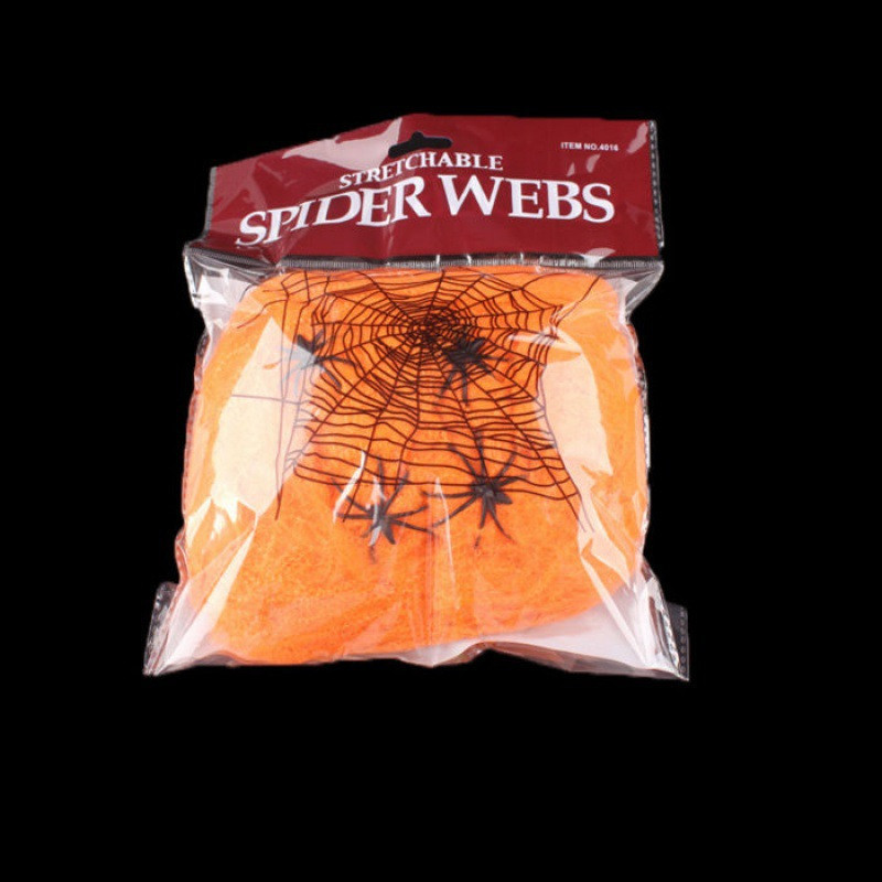 Паутина на Хэллоуин 20 г оранжевый Киев - изображение 4