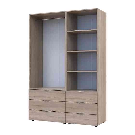 Шафа для одягу Doros Гелар Дуб сонома 2ДСП з пеналом 137.5х49.5х203.4 (DRS-011913) Львів