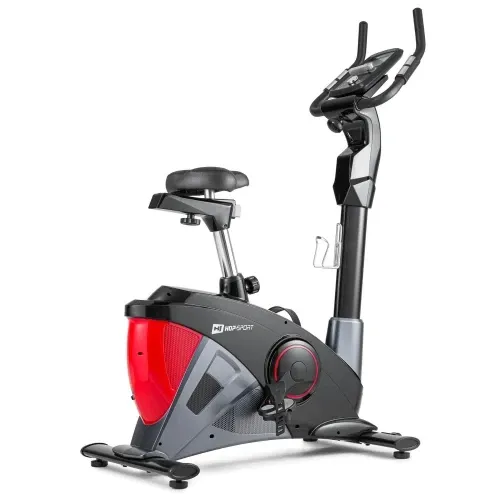 Велотренажер електромагнітний + мат Hop-Sport 090H Apollo чорно-червоний Київ - фото 7