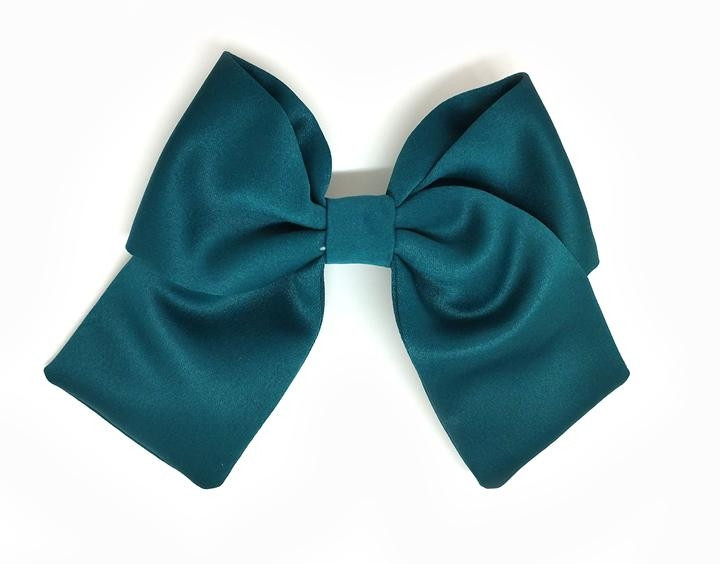 Шпилька для волосся жіноча темно-бірюзова Бант Київ - фото 1