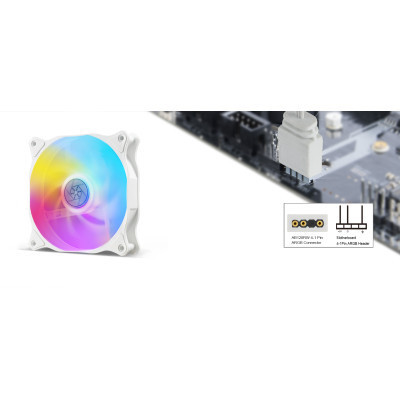 Кулер для корпуса Silver Stone Air Blazer 120RW-ARGB (SST-AB120RW-ARGB) Винница - изображение 9