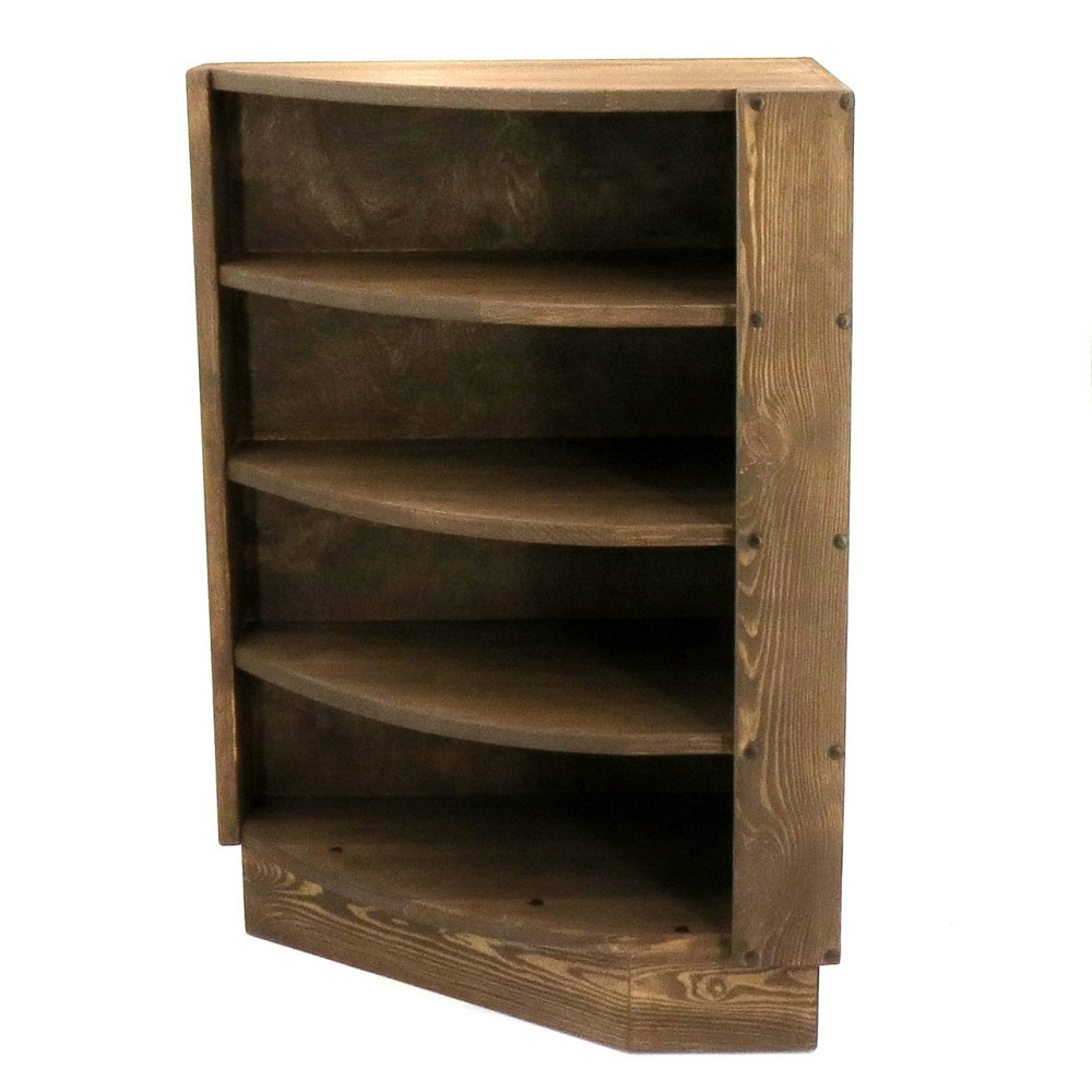 Угловая настенная полка 