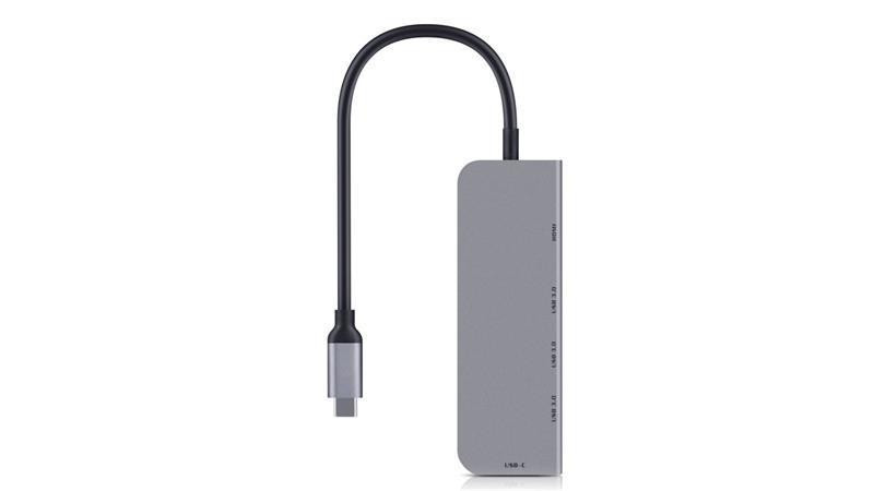 Концентратор REAL-EL CQ-700 Space Grey USB hub Харків - фото 7