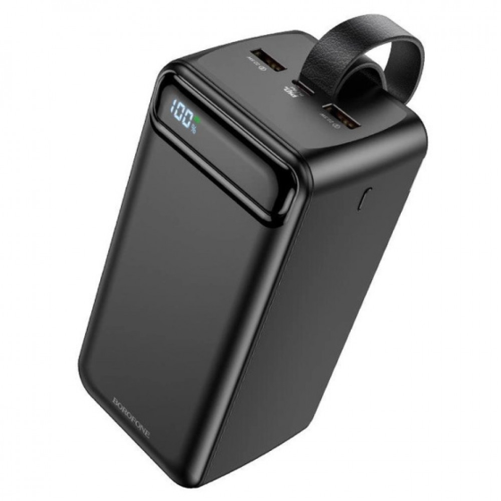 Power Bank Повербанк с быстрой зарядкой и фонарем 50000mAh BOROFONE BJ14D PD20W+QC3.0 Одесса