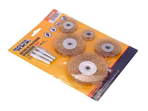 Щітка торцева з рифл. дроту 5шт. ТМ MASTER TOOL   Solmir Київ