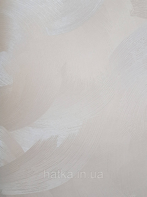 Обои метровые виниловые на флизелине Sintra Structure абстракция широкие мазки молочные серебристые 512517 Киев - изображение 2