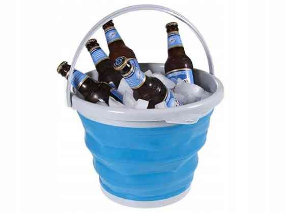 Ведро 10 литров туристическое складное Collapsible Bucket v-b-10 Сумы
