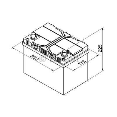 Акумулятор автомобільний Bosch 60А (0 092 S40 240) Вінниця