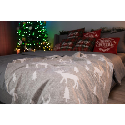 Плед Ardesto Christmas Fleece 130x160см, 100% поліестер, олені (ART0716PB) Вінниця - фото 4