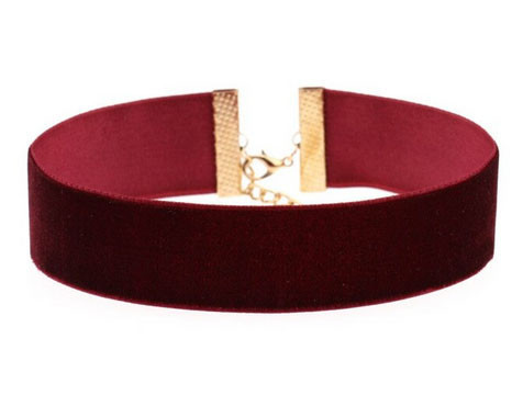 Чокер бордовый стильный Киев - изображение 1