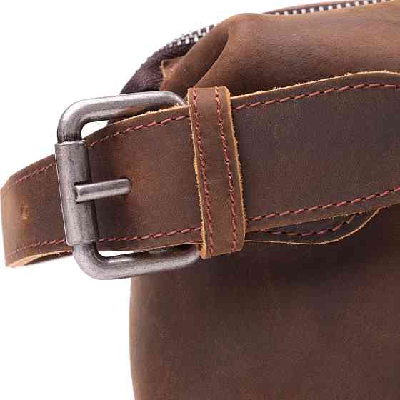 Мужская барсетка в винтажном стиле из натуральной кожи Vintage sale_15109 Коричневый Киев