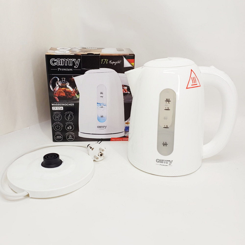 Чайник електричний домашній Camry, Електрочайник на кухню, Побутовий чайник для кухні CN-31 Львів - фото 8