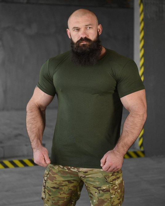 Трикотажна футболка LEXION oliva НП4975 Одеса - фото 1