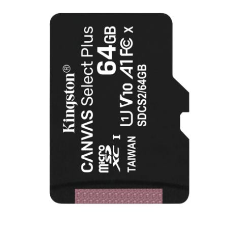 Карта пам'яті microSDXC 64Гб Class 10 (UHS-1) 100Мб/с Kingston Canvas Select Plus Житомир