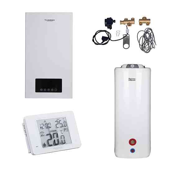 Комплексне рішення Thermo Alliance для котельної: електричний котел 12 кВт + комплект бойлера + комбінований підлоговий Київ