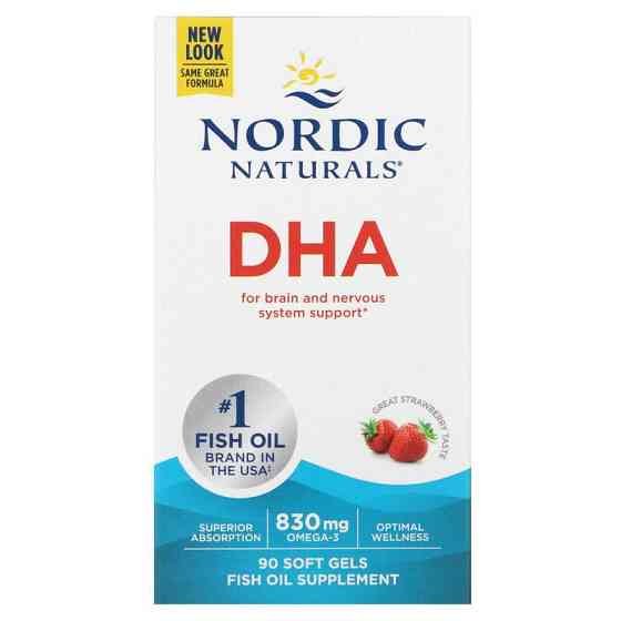 Рыбий жир Nordic Naturals DHA 415 мг 90 капсул Клубника Киев