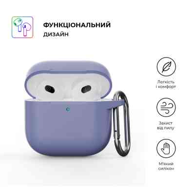 Чехол для наушников Armorstandart Hang Case для Apple AirPods 4 Lavender (ARM81282) Винница