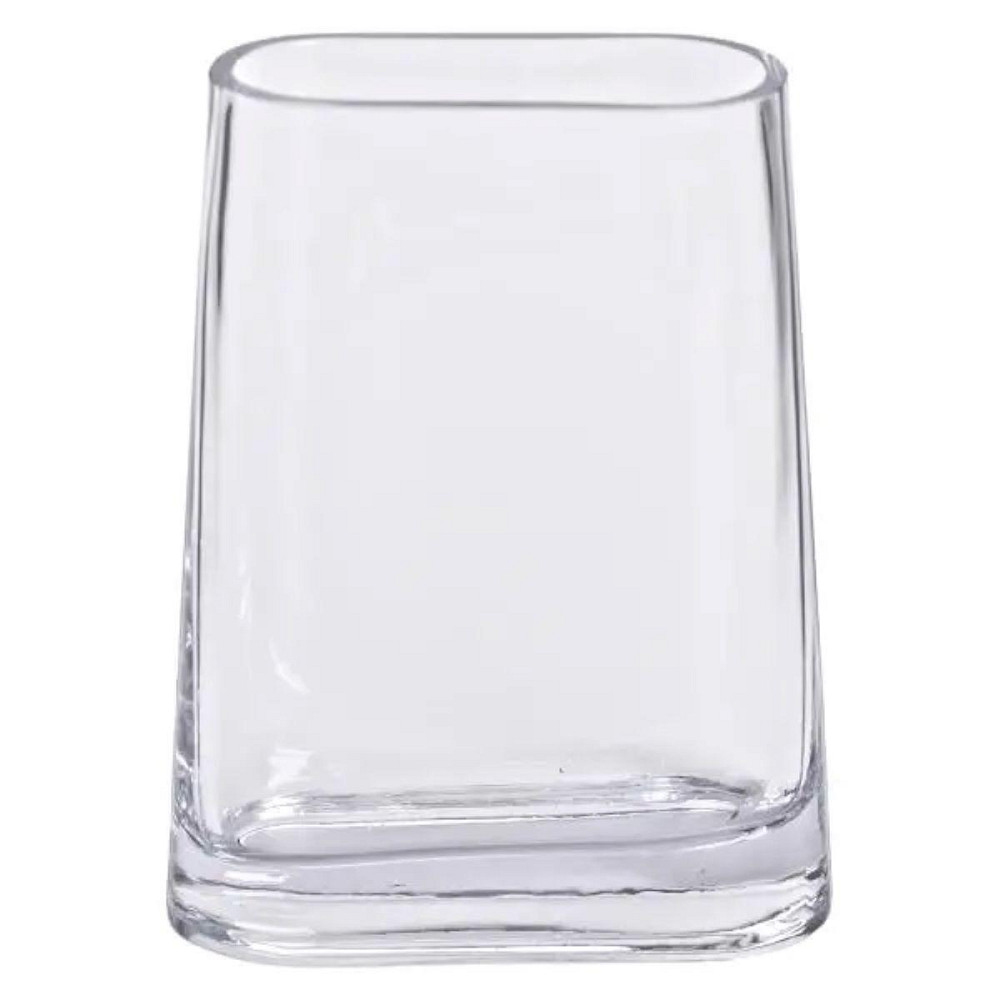 Декоративная стеклянная ваза для цветов 21 см Киев - изображение 1