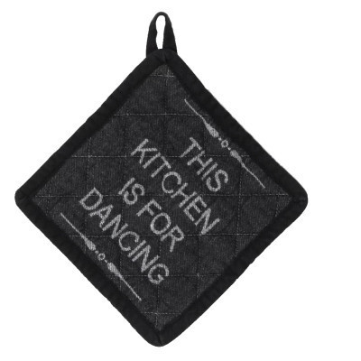 Кухонна прихватка Kela Gianna 20x20 см чорно-біла This kitchen (12779) Вінниця - фото 1