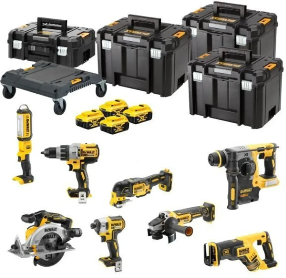 DeWALT DCK853P4T (DCH273+DCD996+DCG405+DCF887+DCS570+DCS367+DCS355+DCL050+4x5,0Ah)Tstak Київ - фото 1