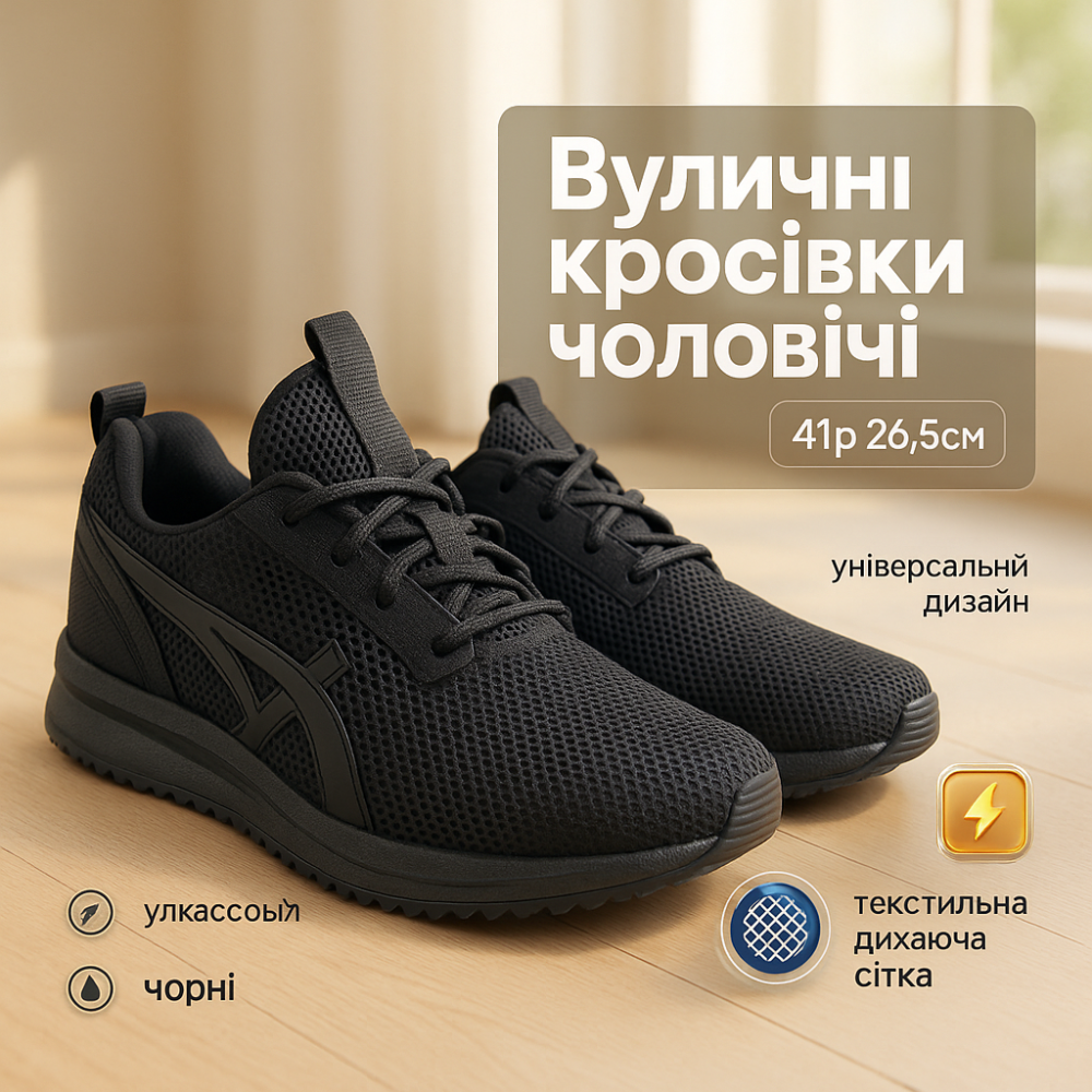 Чоловічі стильні літні кросівки з сітки 41р 26.5см, Легкі кросівки під джинси чоловічі PN-98 Львів - фото 10