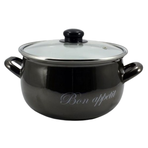 Каструля глибока 4л Bon appetit чорний 2234 A Interos Житомир - изображение 1