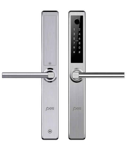 PES Aston серый смарт замок из нержавеющей стали Киев - изображение 1