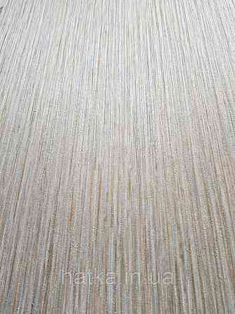 Шпалери вінілові на паперовій основі Zambaiti C88134 ABITAT смуги під бамбук структурні салатний жовтий Київ