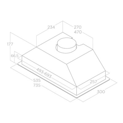 Витяжка кухонна Elica ERA BL/A/52 Вінниця - фото 5