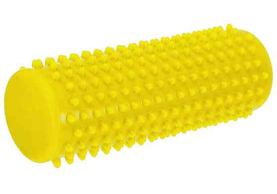 EasyFit Масажний циліндр EasyFit Spindle з шипами жовтий Київ