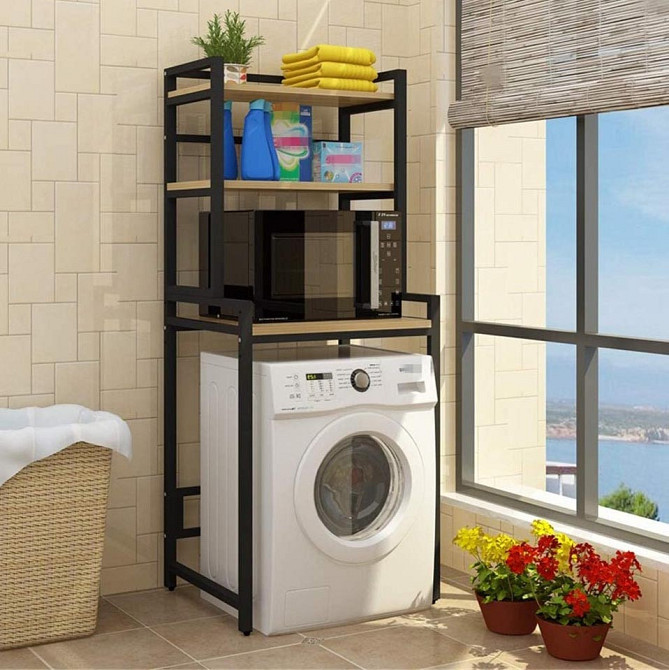 Стелаж над пральною машиною "Кромер" венге-бланже Миколаїв - фото 1