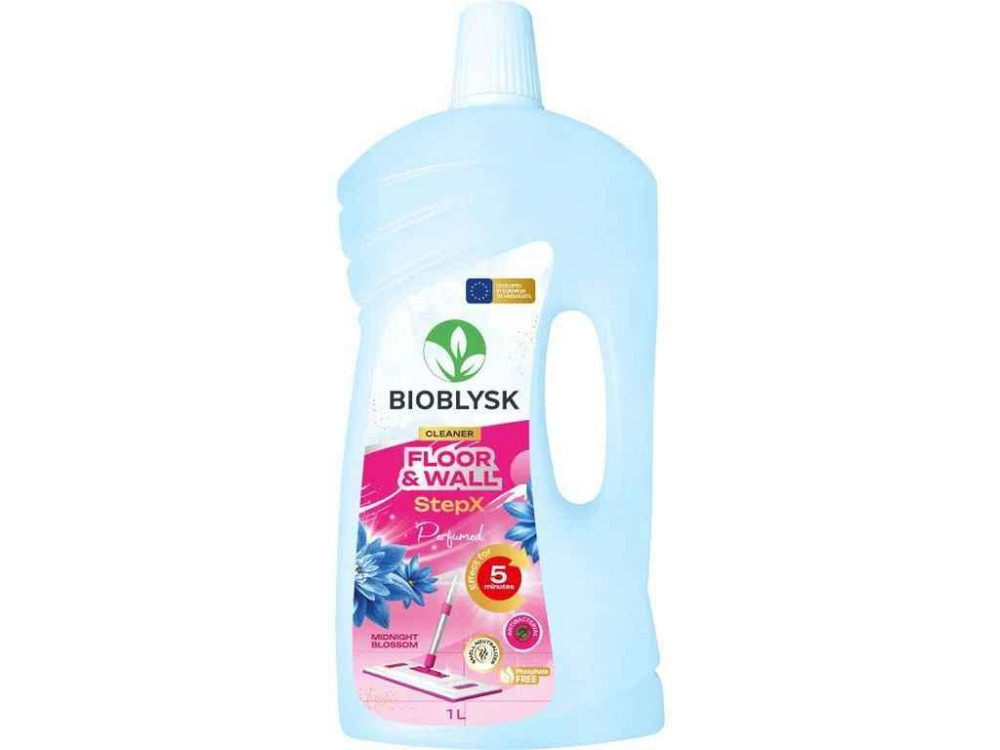 Средство для мытья полов и стен 1л «’StepX Midnight Blossom’ ТМ BIOBLYSK Киев - изображение 1