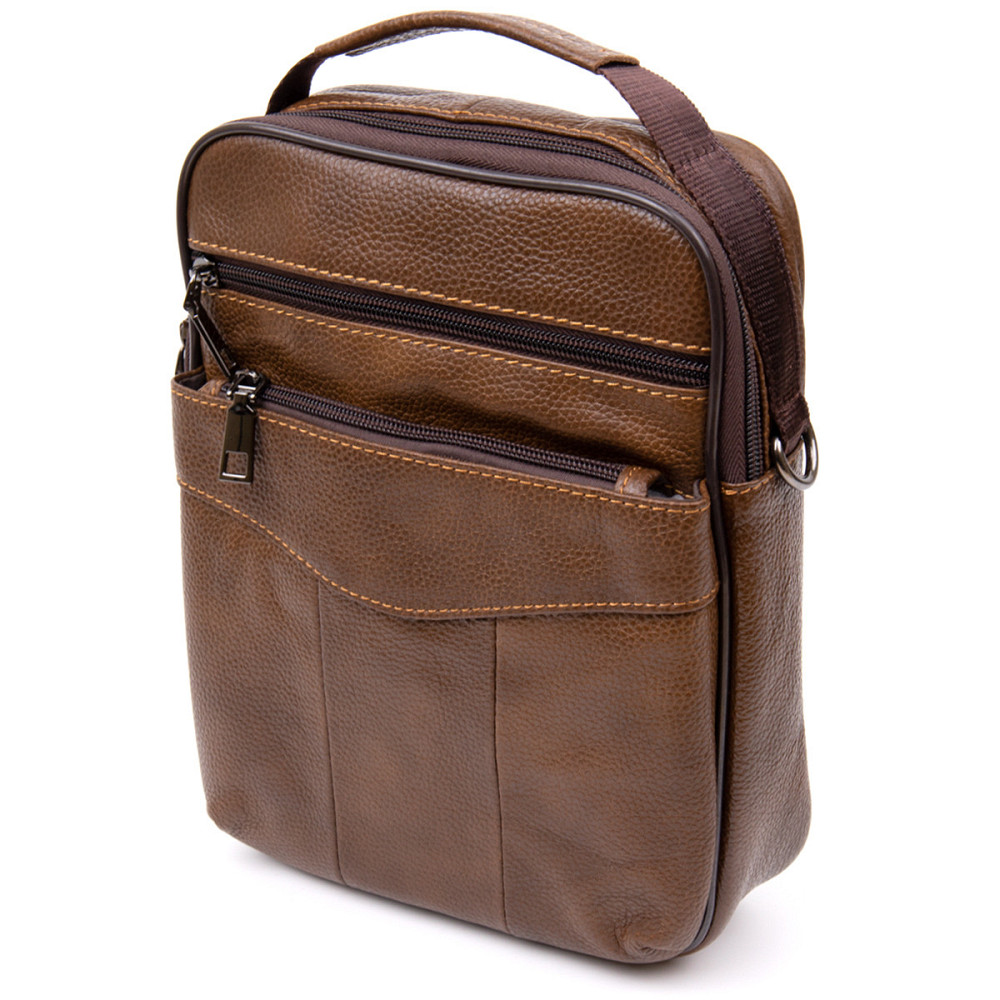 Мессенджер чоловічий Vintage 20392 Коричневий Київ - фото 10