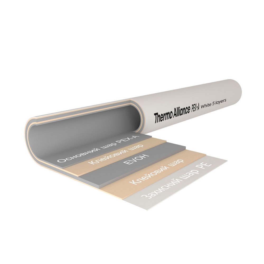 Труба Thermo Alliance PEX-A EVOH White 5 шарів 16х2 мм (600 м) Spain Киев - изображение 17