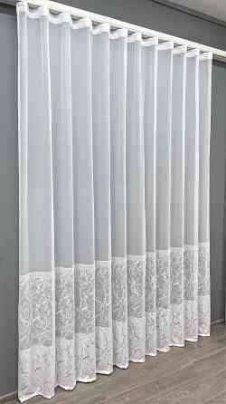 Тюль VR-Textil 1427т Greta Жаккард Белый 350х270 см (42-0423) Киев
